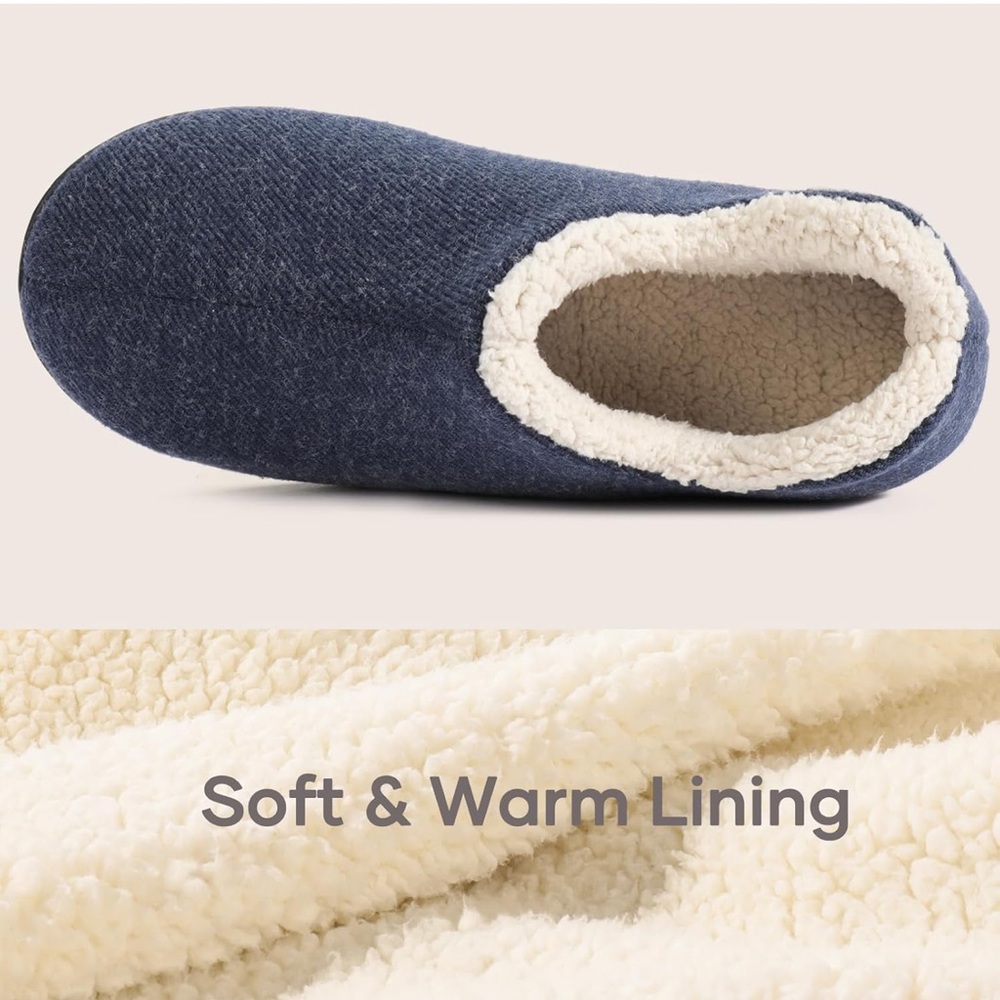 Ultra ideas -House Slippers with Memory Foam and Anti-Skid Rubber Sole - Picture 5 of 16